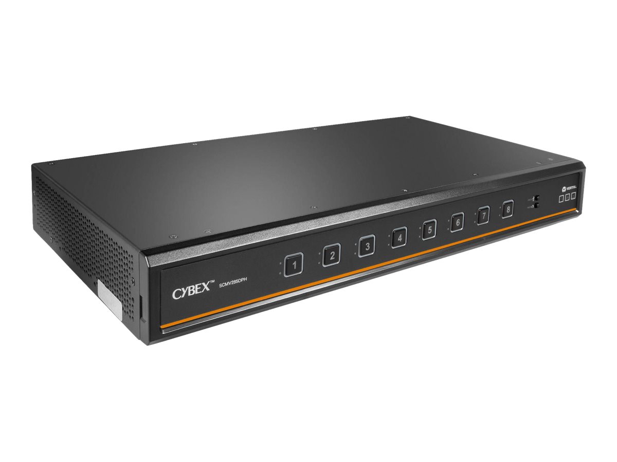 VERTIV Cybex SC820DPH-400 KVM SwitchboxVertiv Cybex SC800 Secure KVM | Single Head | 2 Port Universal DisplayPort | NIAP