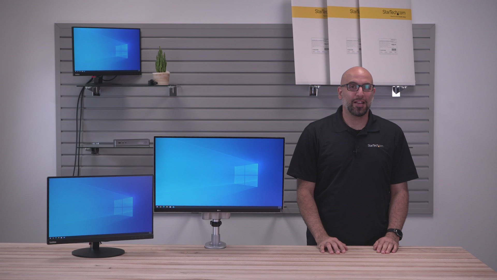 Thumbnail 1 of 1 for StarTech.com 23.8in Monitor Privacy Screen, Anti-Glare Blue Light Filter, Screen Protector, Matte/Glossy, TAA Compliant