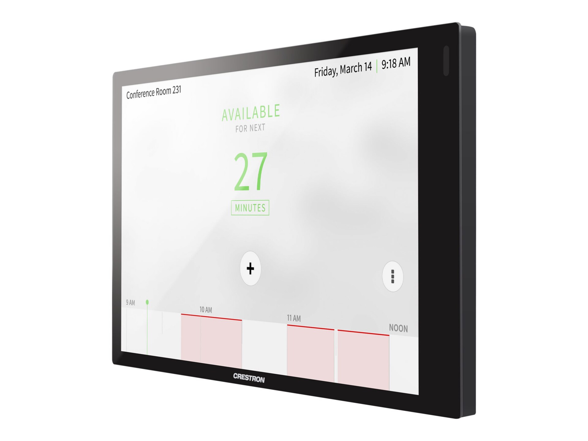 Crestron Room Scheduling Touch Screen TSS-770-B-S - room manager - Bluetoot