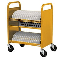 Bretford 30U CUBE Transport Cart - Mustard