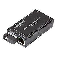 Black Box Miniature Media Converter - fiber media converter - 10Mb LAN, 100Mb LAN