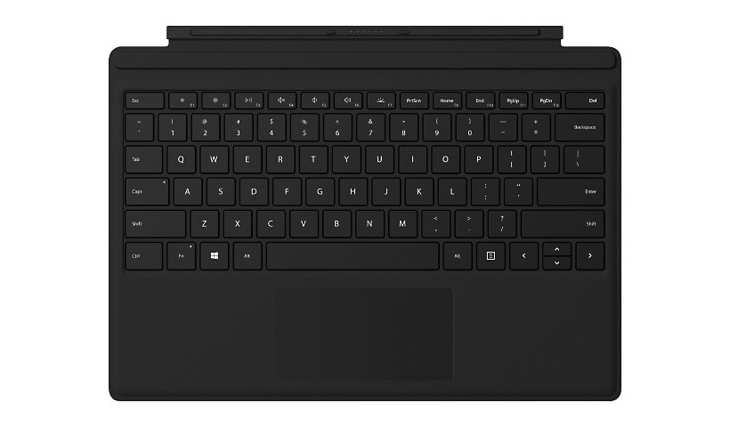Microsoft Surface Pro Type Cover - Black Fingerprint Reader - Bilingual - Surface Pro 7+