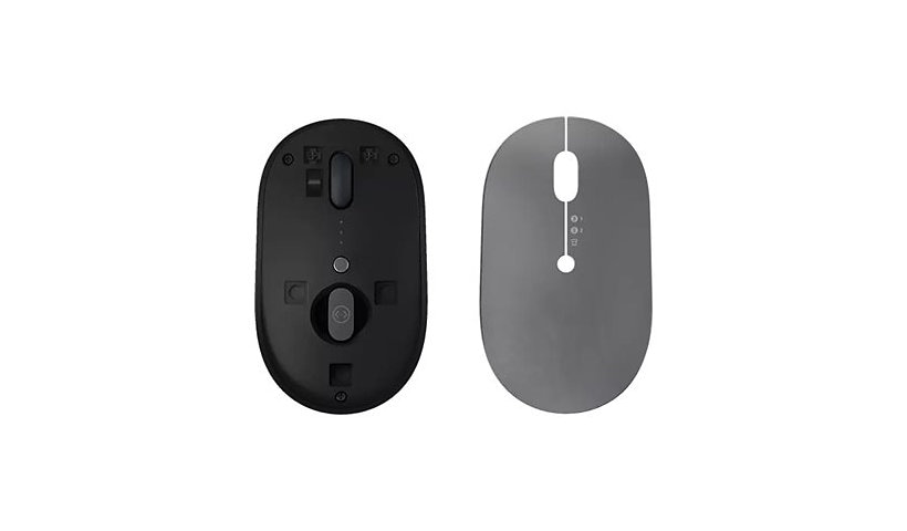 Lenovo Go Multi-device - mouse - 2.4 GHz, Bluetooth 5.0 - thunder black