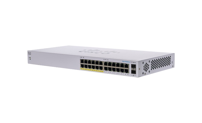 Cisco Business 110 Series 110-24PP - switch - 24 ports - unmanaged