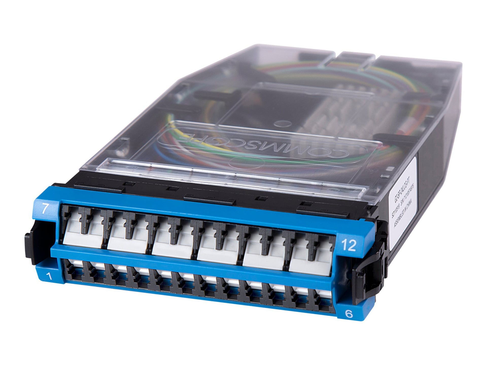 CommScope G2 fiber-optic cassette with pigtails