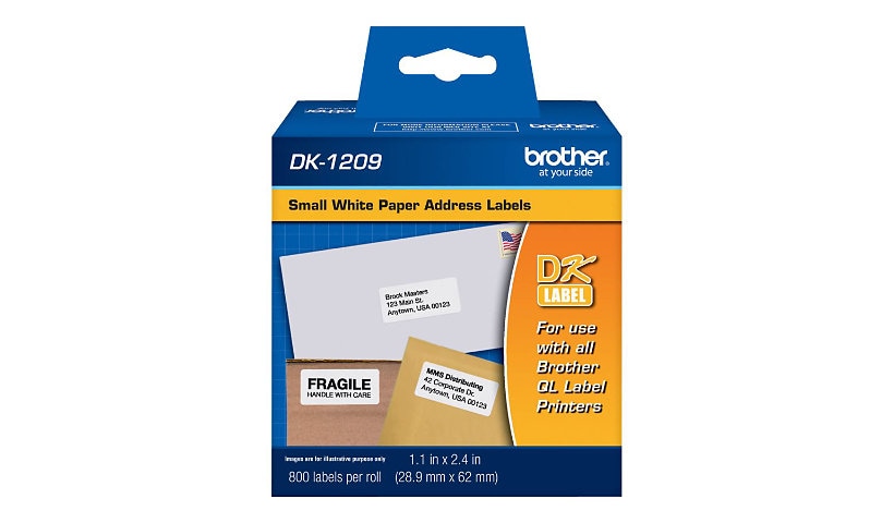 Brother DK-1209 - address labels - 1.14 in x 2.44 in