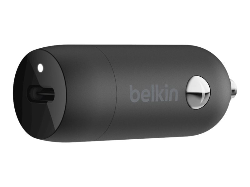 Belkin 20W USB-C PD Car Charger - Black