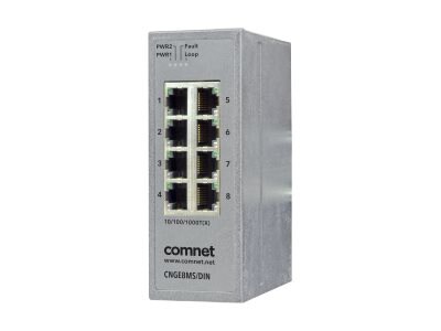 ComNet CNGE8MS/DIN - switch - 8 ports - managed - TAA Compliant