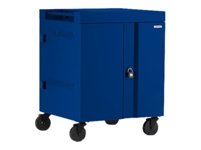 Bretford Cube TVC32 cart - pre-wired - for 32 tablets / notebooks - royal blue