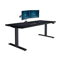 Vari - sit/standing desk - rectangular - black