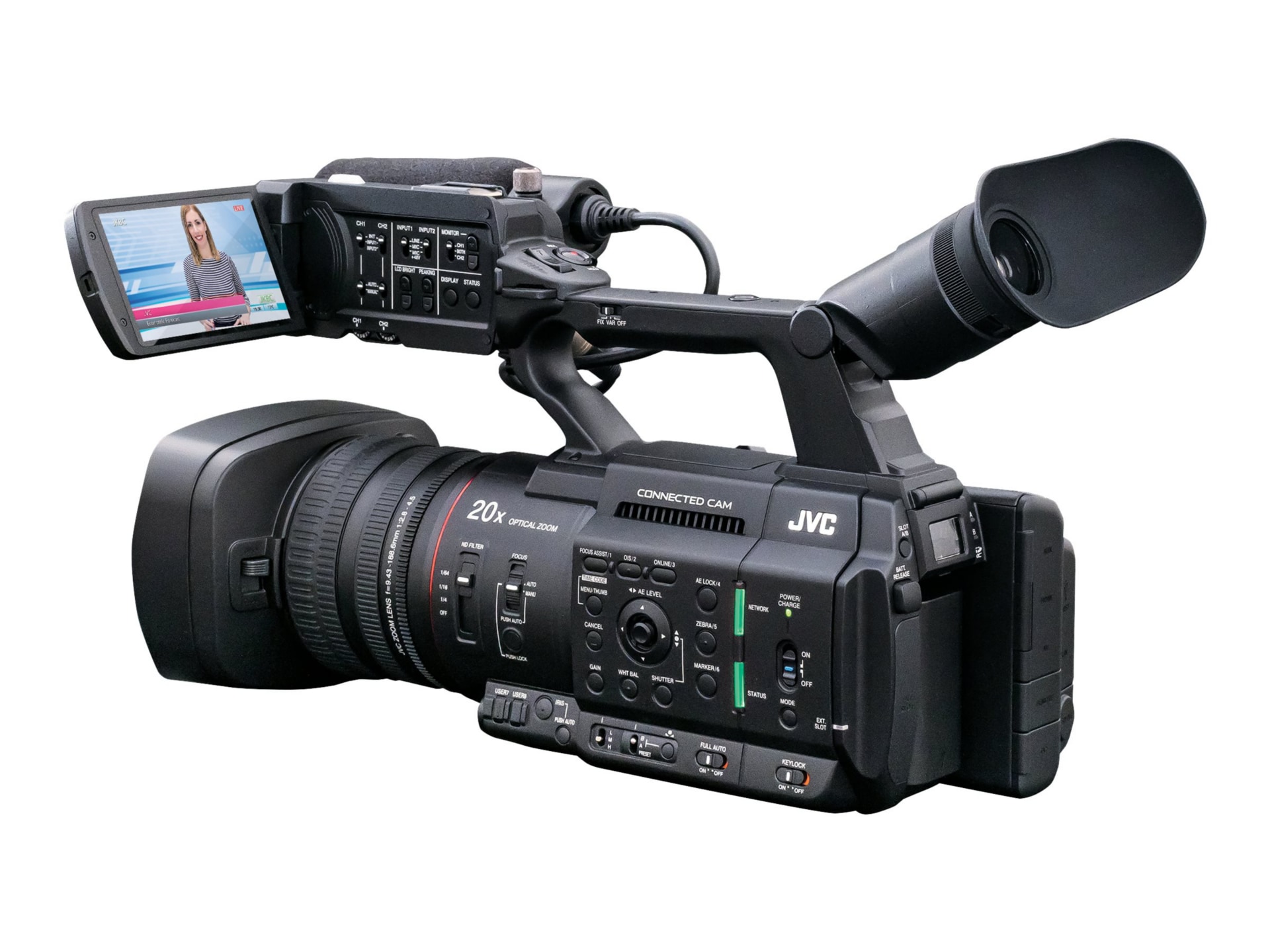 JVC CONNECTED CAM GY-HC500SPCU - camcorder - storage: flash card, solid sta