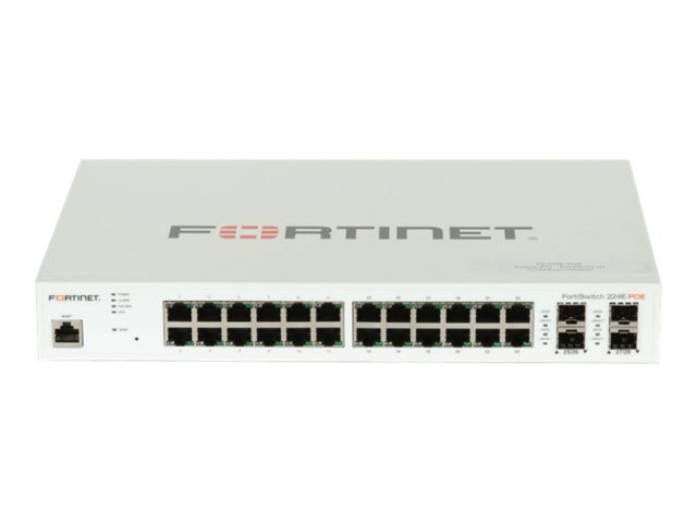 Fortinet FortiSwitch 224E-POE - switch - 24 ports - managed - rack-mountable - TAA Compliant