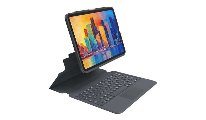 ZAGG Pro Keys with Trackpad - keyboard and folio case - with trackpad - US - black