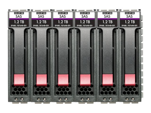 HPE Enterprise - hard drive - 2.4 TB - SAS 12Gb/s (pack of 6)