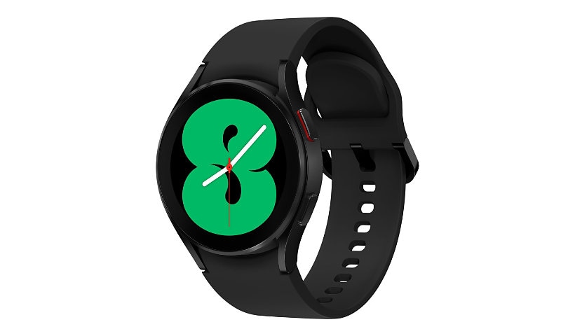 Samsung Galaxy Watch4 - black - smart watch with sport band - black - 16 GB