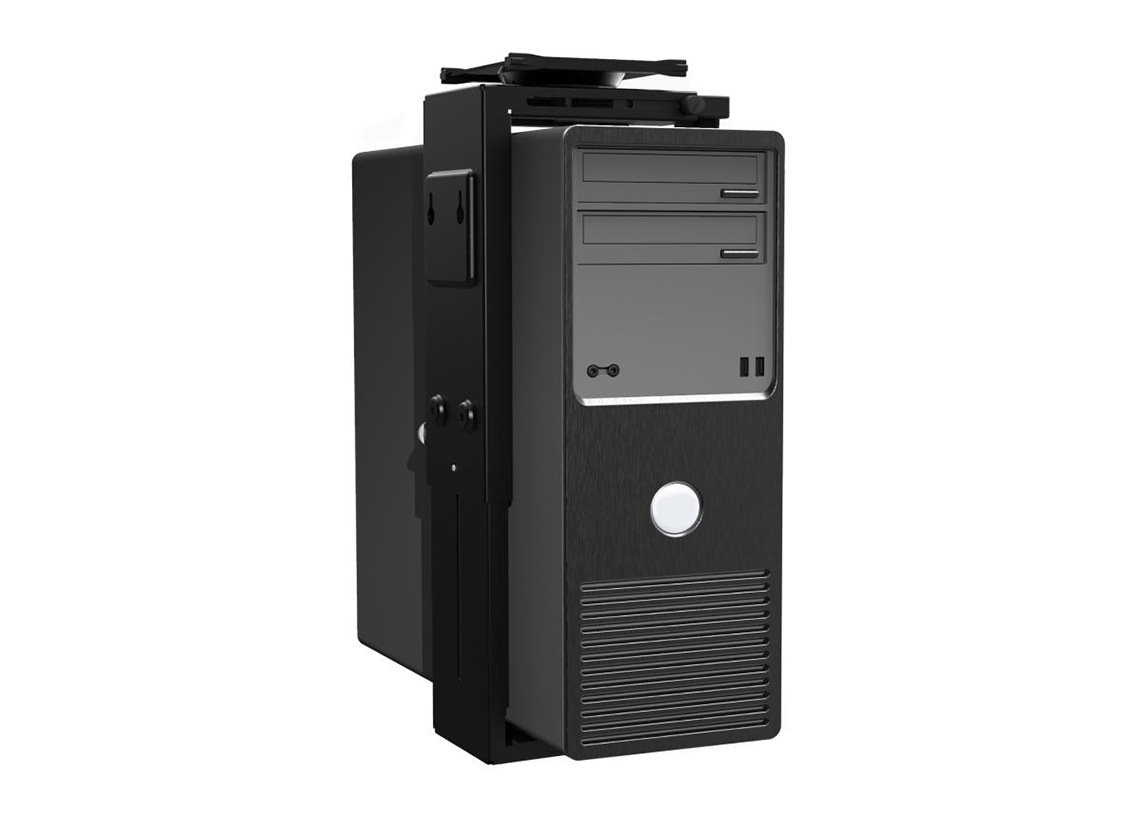 Innovative Ergotech 11.8"/21" Adjustable CPU Holder - Black