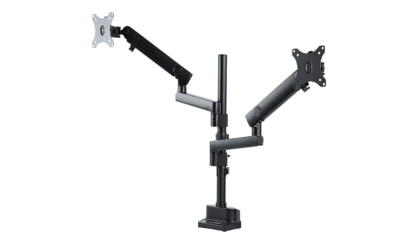 StarTech.com Desk Mount Dual Monitor Arm, Height Adjustable Full Motion Monitor Mount for 2x VESA Displays up to 32"