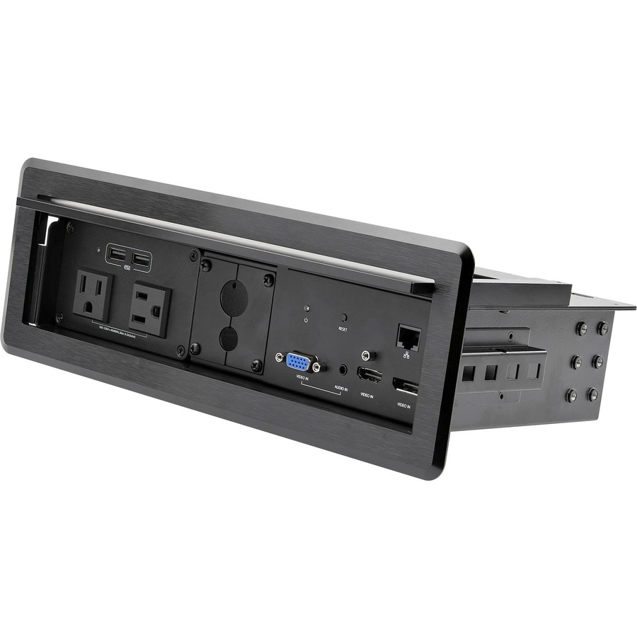 StarTech.com Conference Table Box for AV Connectivity & Charging, 4K HDMI/D