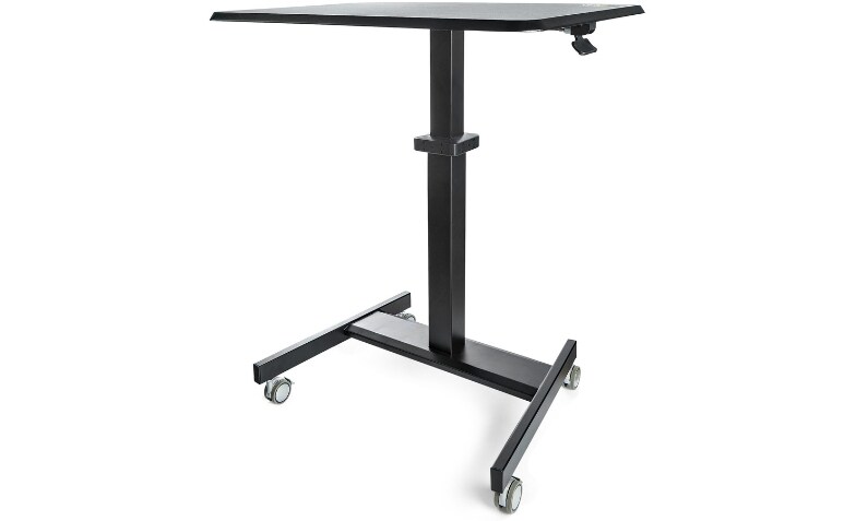 Portable standing deals desk on wheels