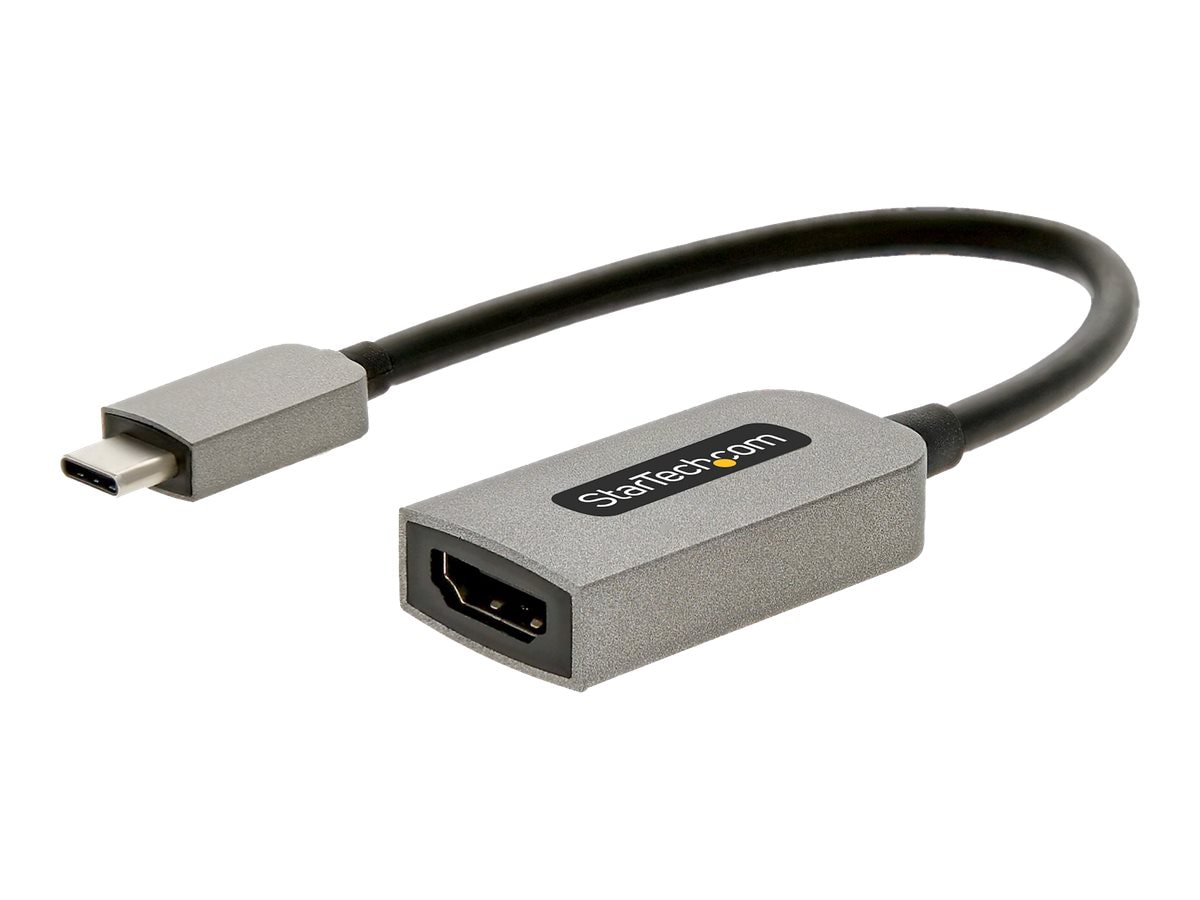 StarTech.com USB C to HDMI Adapter Dongle, 4K 60Hz, HDR10, USB-C to HDMI 2.0b Converter, USB Type-C DP Alt Mode to HDMI