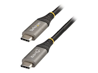 StarTech.com 20" 50cm USB C Cable 10Gbps, USB 3.1 Type-C Cable, 5A/100W, DP Alt Mode, USB-C Cord for USB-C