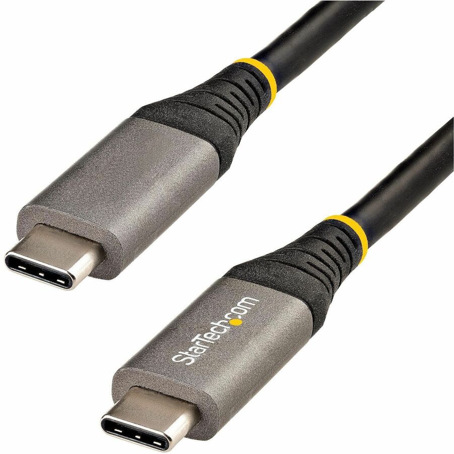 StarTech.com 20" 50cm USB C Cable 10Gbps, USB 3.1 Type-C Cable, 5A/100W, DP Alt Mode, USB-C Cord for USB-C