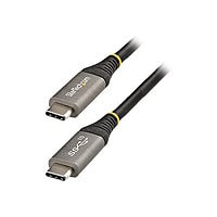 Câble USB C 20 po de StarTech.com, 10 Gbit/s (USB 3.1 2e génération), 100 W/5 A, mode DP Alt