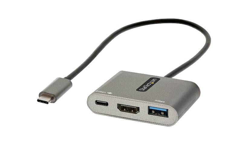 USB C Multiport Adapter, USB-C to HDMI 4K, 100W PD Pass-Through, USB 3.0 Hub 5Gbps (1xType-C/1xA)