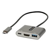 StarTech.com USB C Mini Dock, 4K HDMI Multiport Adapter, PD 3.0 USB 3.0 Hub