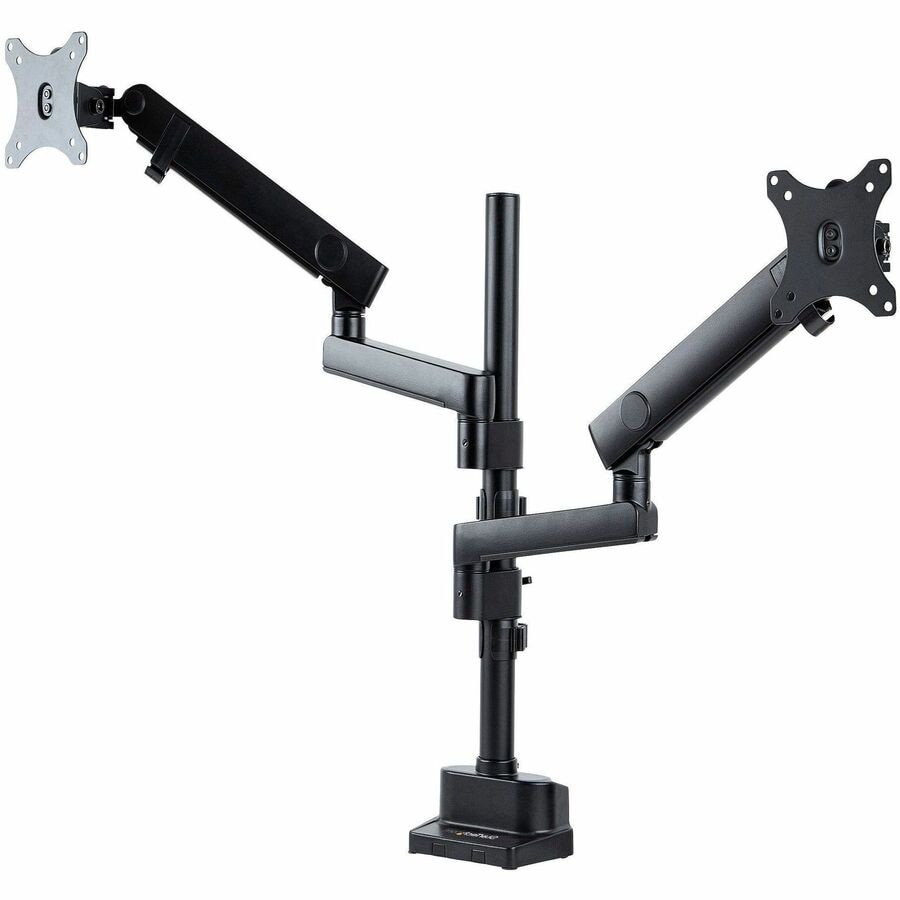 StarTech.com Desk Mount Dual Monitor Arm - Full Motion Monitor Mount 32in VESA Displays - Stackable