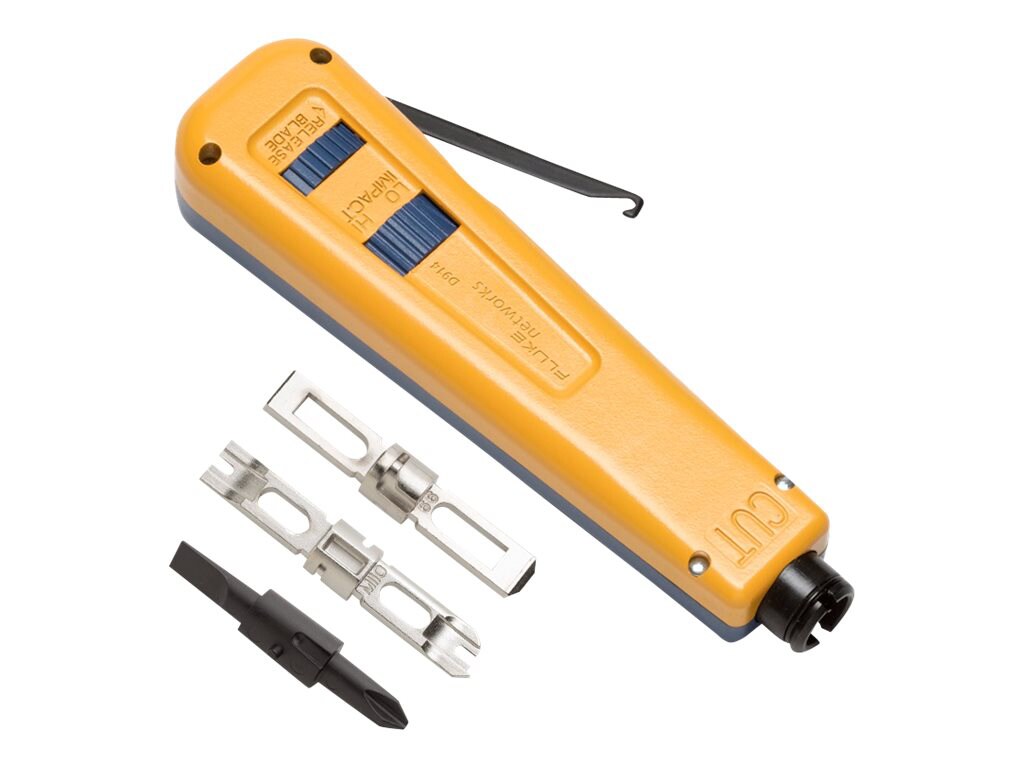 Fluke Networks D914 Impact tool w/ EverSharp 110, 66 Blades and Free Blade