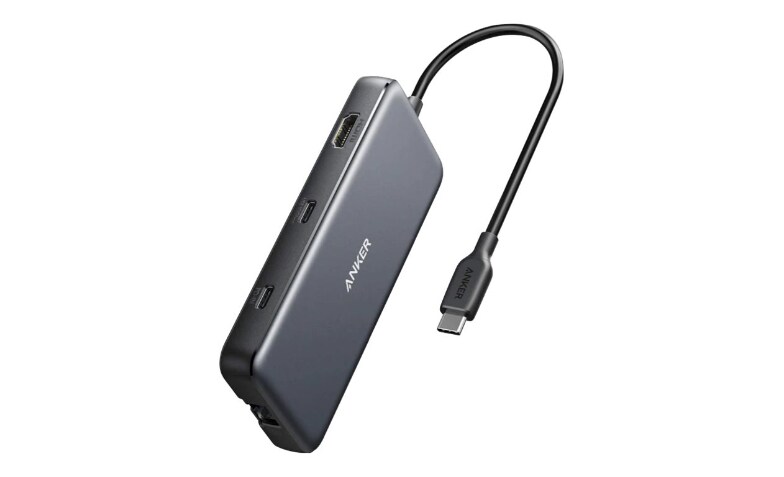 Anker PowerExpand 8-in-1 - docking station - USB-C - HDMI - GigE 