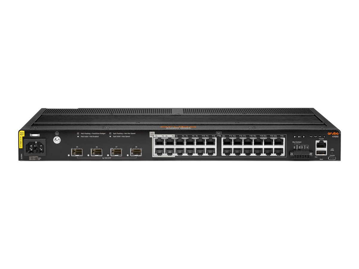 Thumbnail 2 of 4 for HPE Networking 4100i - switch - 24 ports
