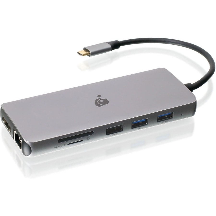 IOGEAR - GUH304P - met(AL) P4P Hub, 4-Port USB 3.0 Powered Hub