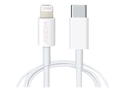 Axiom Lightning cable - Lightning / USB - 3 ft