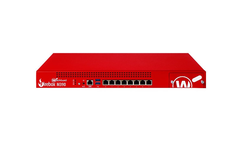 WatchGuard Firebox M390 - security appliance - WatchGuard Trade-Up Program - with 3 years Total Security Suite
