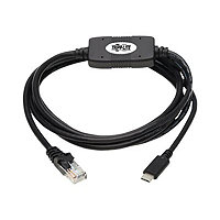 Tripp Lite USB C to RJ45 Serial Rollover Cable Cisco Compatible M/M 6ft