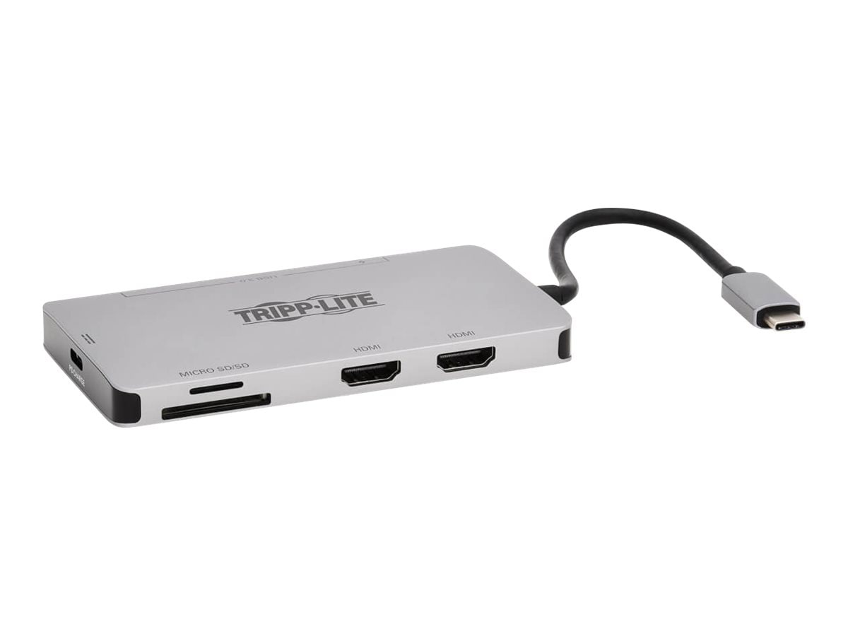 Eaton Tripp Lite Series USB-C Dock Dual Display 4K 60 Hz HDMI USB 3.x 5Gbps