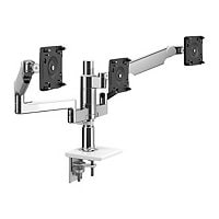 Humanscale M/FLEX M2.1 - mounting kit - for 3 LCD displays - polished alumi