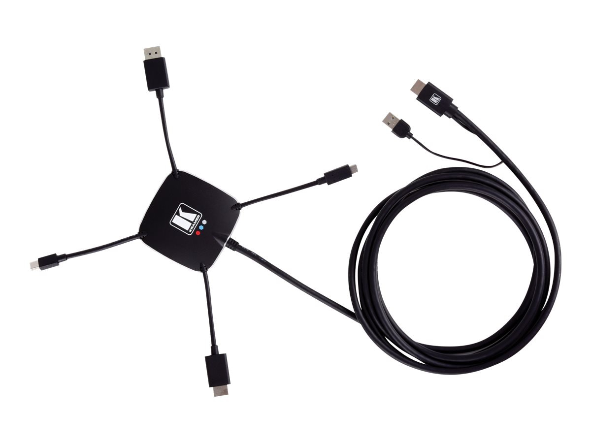 Kramer câble vidéo - Mini DisplayPort / DisplayPort / HDMI / USB - 3.05 m