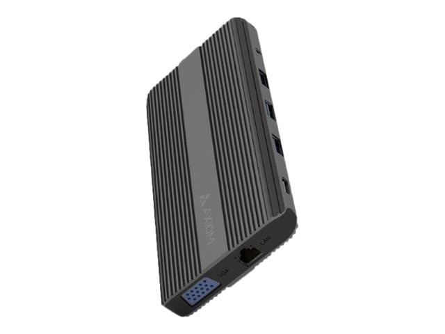 Thumbnail 2 of 6 for Axiom 12N1USBCHPV5CAXD-AX - docking station - USB-C - VGA, HDMI, DP - 10Mb LAN