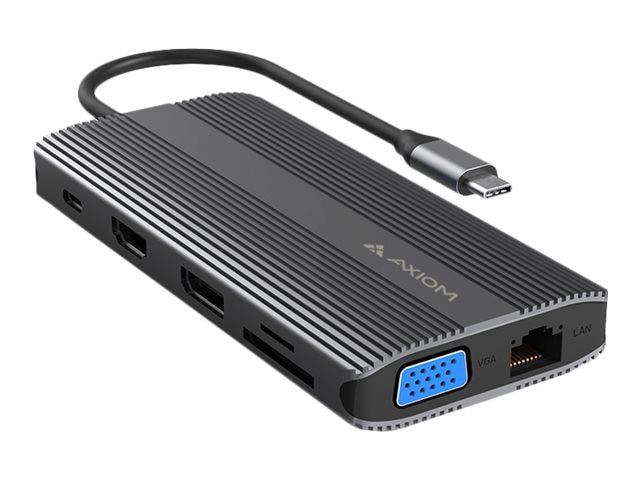 Thumbnail 3 of 6 for Axiom 12N1USBCHPV5CAXD-AX - docking station - USB-C - VGA, HDMI, DP - 10Mb LAN
