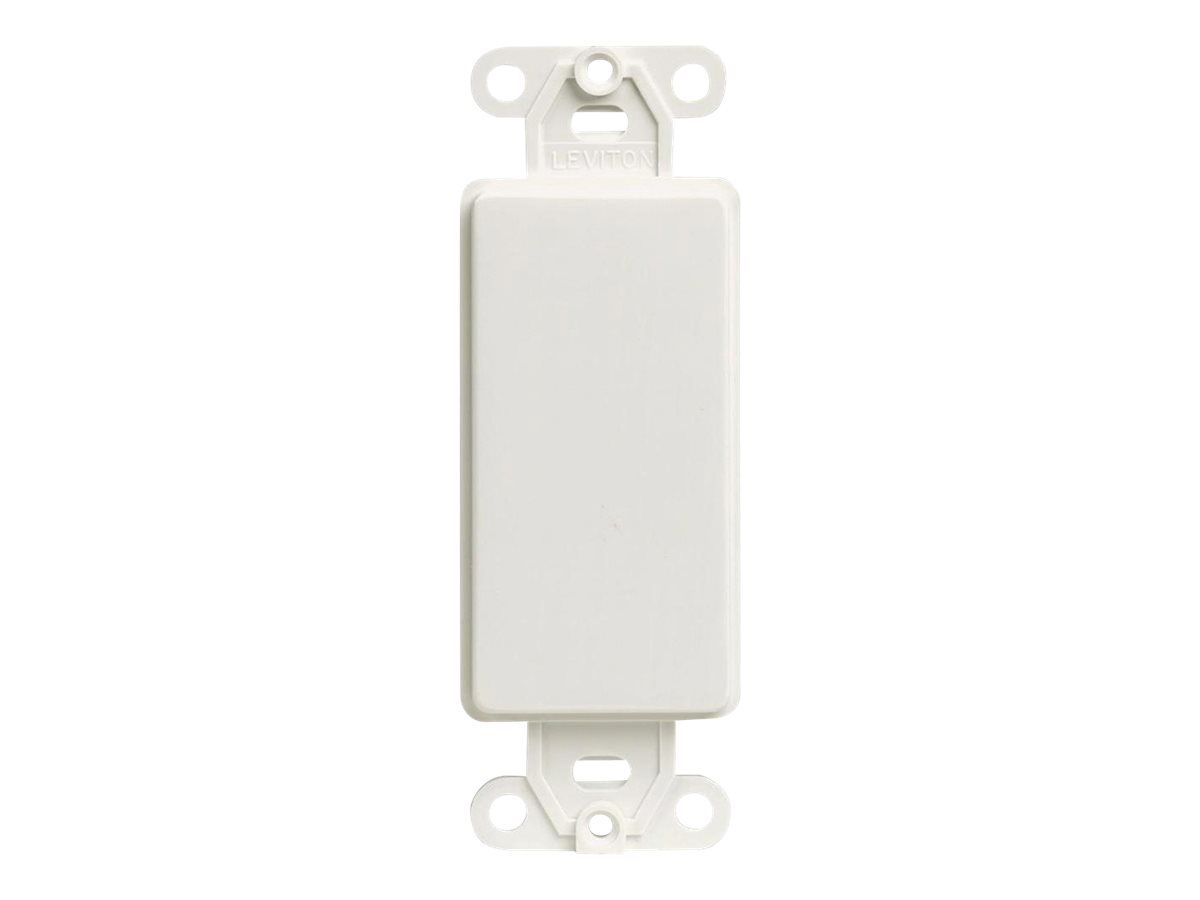 Leviton Decora - blank insert - white