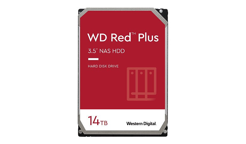 WD Red Plus WD140EFGX - disque dur - 14 To - SATA 6Gb/s