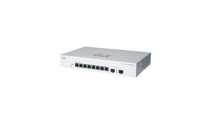 Cisco Business 220 Series CBS220-8T-E-2G - switch - 10 ports - smart - rack