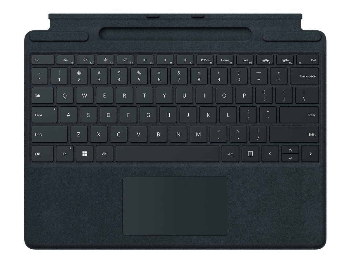 Microsoft Surface Pro Keyboard with Surface Slim Pen 2 - Touchpad - Black - Bilingual - Pro 9/8/X