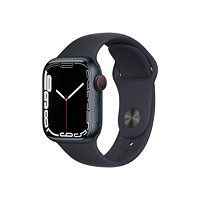 Apple Watch Series 7 (GPS + Cellular) - midnight aluminum - smart watch wit