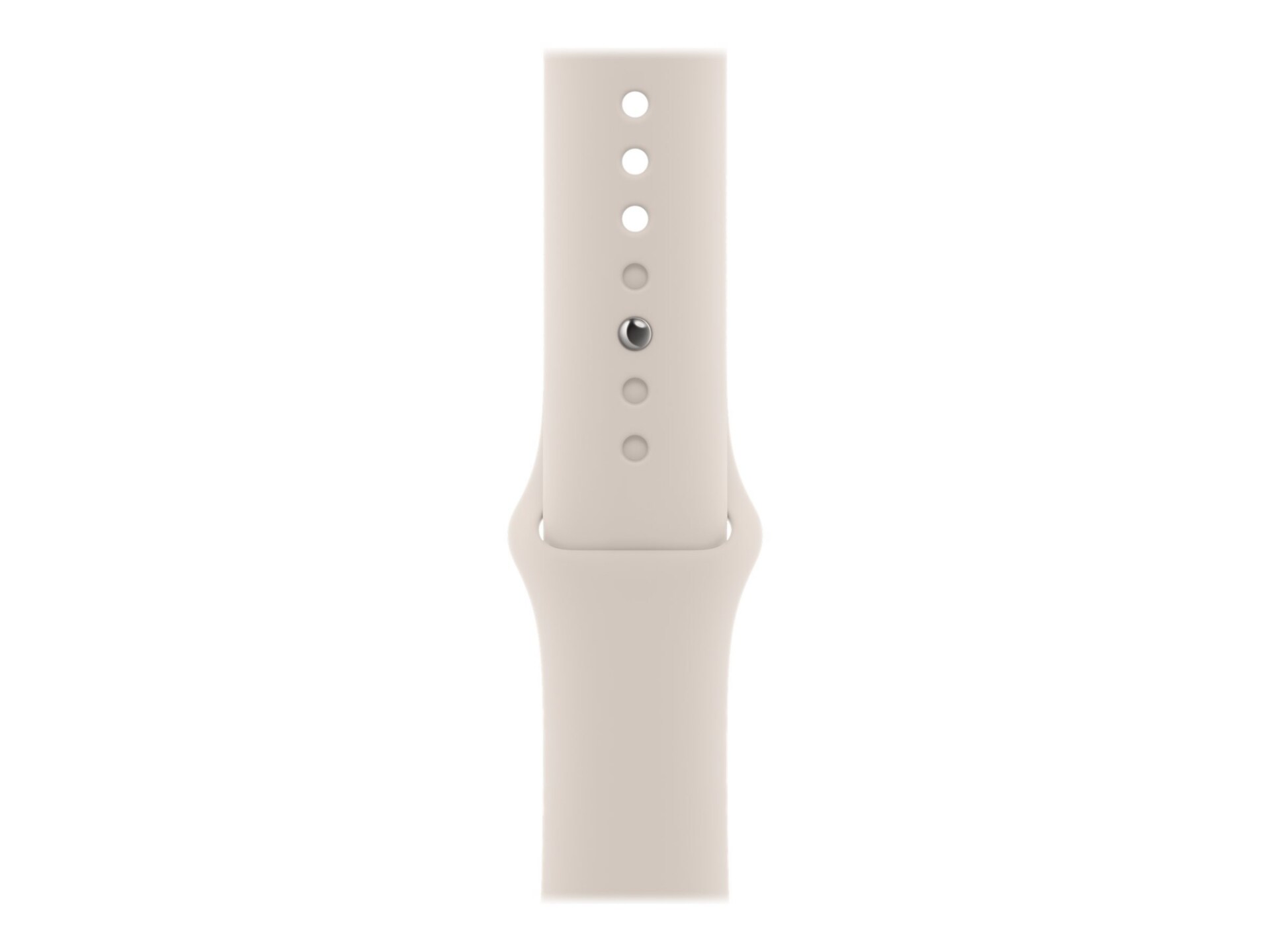 Thumbnail 4 of 4 for Apple Watch Series 7 (GPS + Cellular) - silver stainless steel - smart watch with sport band - starlight - 32 GB