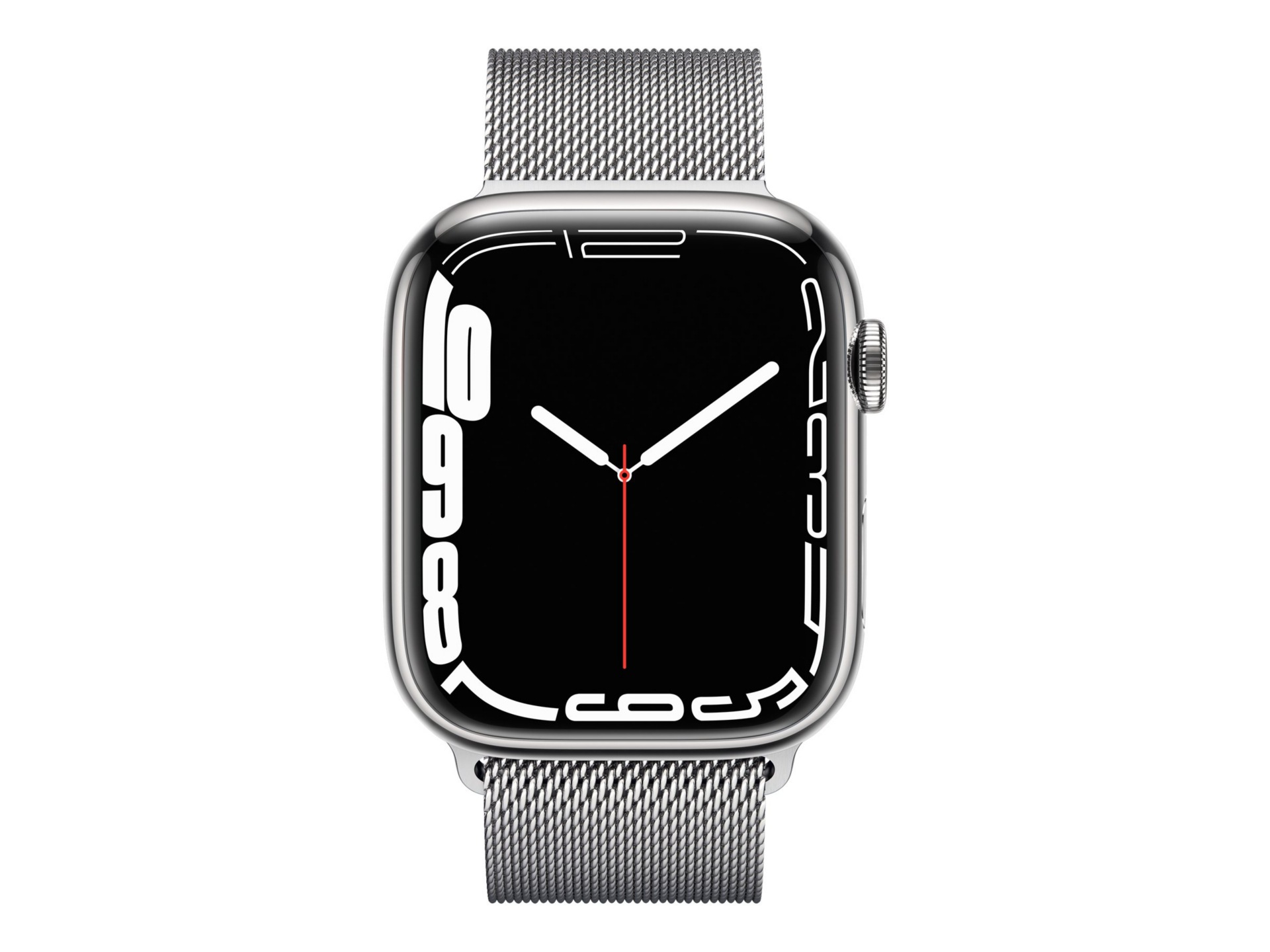 Thumbnail 2 of 4 for Apple Watch Series 7 (GPS + Cellular) - silver stainless steel - smart watc