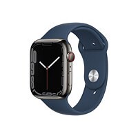 Apple Watch Series 7 (GPS + Cellular) - graphite stainless steel - smart wa
